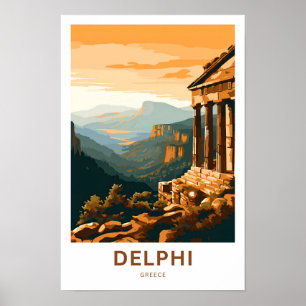 Delphi Griekenland Reisprint Poster