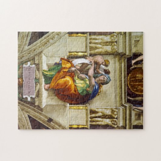 Delphic Sibyl door Michelangelo Legpuzzel (Horizontaal)