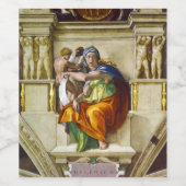 Delphic Sibyl door Michelangelo Wijn Etiket (Enkel label)