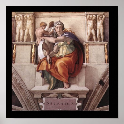 Delphic Sibyl Poster (Voorkant)