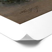 Delphin Enjolras' Les Musiciennes sur la Terrasse Poster (Hoek)