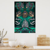 Delphina Queen of the Merefolk Poster (Keuken)