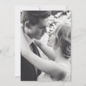 Delphinium blauwe bloemen verandering van huwelijk kaart (Achterkant)