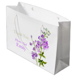 Delphinium bruidsmeisje cadeautas tasje