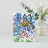 Delphinium Fairy Briefkaart (Staand voorkant)