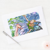 Delphinium Fairy Rechthoekige Sticker (Envelop)