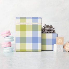 Delphinium Gingham - Inpakpapier