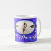 Delphinium Jubileum foto mok (Voorkant rechts)