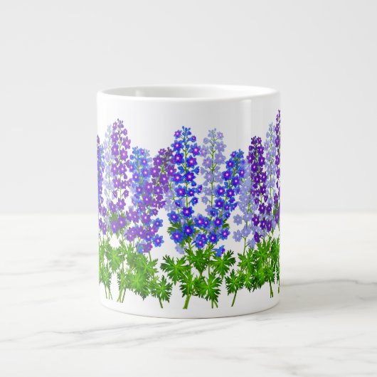 Delphinium Larkspur Floral Garden Specialty Mok (Voorkant)