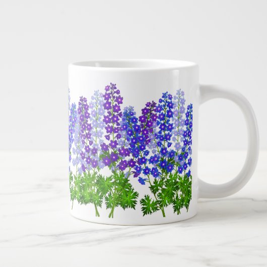 Delphinium Larkspur Floral Garden Specialty Mok (Rechts)