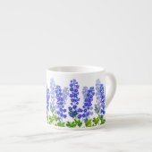 Delphinium Larkspur Flower Garden Espresso Mok (Voorkant rechts)