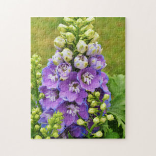 Delphinium Larkspur Flower Medium Puzzle Legpuzzel