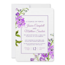 Delphinium paarse bloemen verandering van locatie 