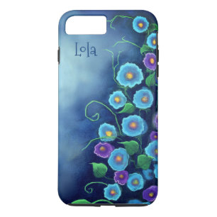 Delphinium van Moonlight in Blue iPhone / iPad cas iPhone 8/7 Plus Hoesje