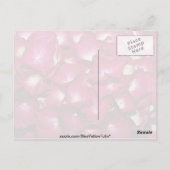 Delphiniumbloemen Briefkaart (Achterkant)