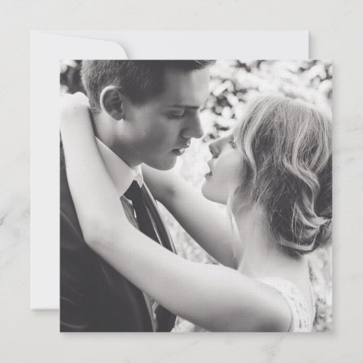 Delphiniumbloemen paarse waterverf bruiloft kaart (Achterkant)