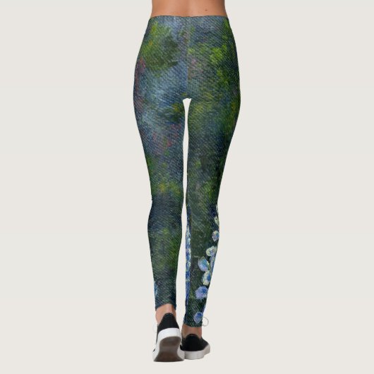 "Delphiniums" Leggings (Achterkant)
