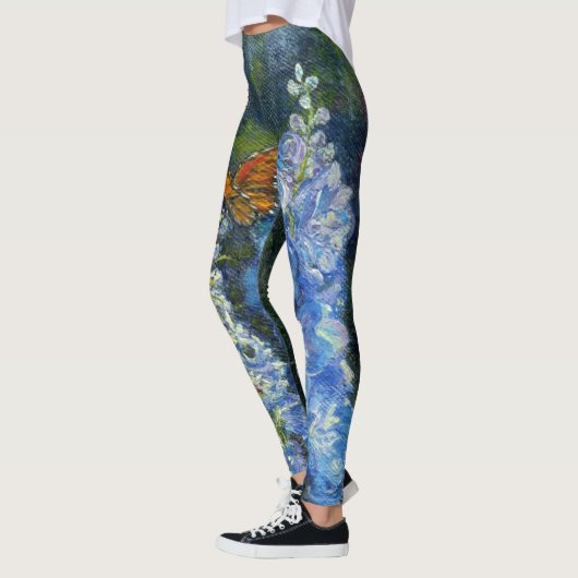 "Delphiniums" Leggings (Links)