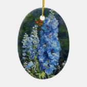 "Delphiniums" Ornament (Voorkant)