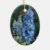 "Delphiniums" Ornament (Achterkant)