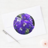 Delphiniumventiel Sluiten Ronde Sticker (Envelop)