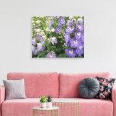 Delphinum Bloemen Verpakt Canvas Afdruk (Insitu (Woonkamer))