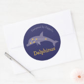 Delphinus de Dolfijn Sterrenbeeld Sticker (Envelop)
