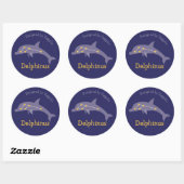 Delphinus de Dolfijn Sterrenbeeld Sticker (Vel)