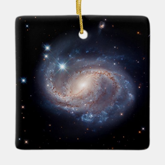 Delphinus sterrenbeeld NGC 6956 Keramisch Ornament (Voorkant)