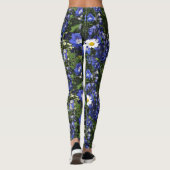 Delpininiums en Daisies Leggings (Achterkant)