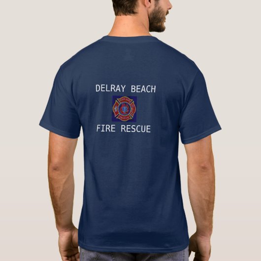DELRAY BEACH FIRE RESCUE T-SHIRT (Achterkant)