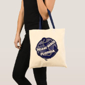 Delray Beach Florida ankerwervelkolom canvas tas (Voorkant (product))