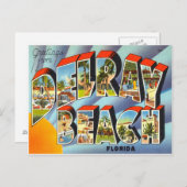 Delray Beach Florida Briefkaart (Voorkant / Achterkant)