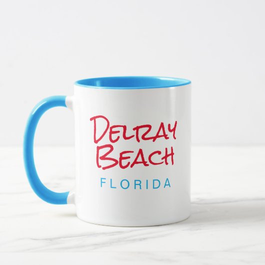 Delray Beach Florida Coffee Mok (Links)