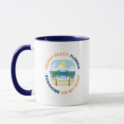 Delray Beach Florida Coffee Mug Mok (Links)