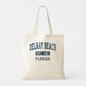 Delray Beach Florida FL  sportontwerpmarine Tote Bag (Achterkant)