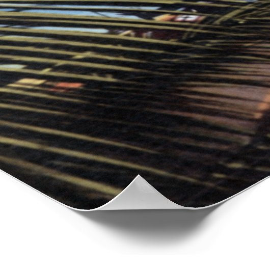 Delray Beach Florida langs de kust van 1940 Poster (Hoek)