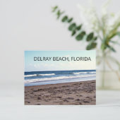 Delray Beach Florida Oceaan Briefkaart (Staand voorkant)