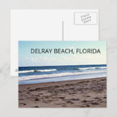 Delray Beach Florida Oceaan Briefkaart (Voorkant / Achterkant)