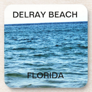 Delray Beach Florida Oceaan Horizon Uitzicht Drankjes Onderzetter
