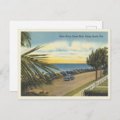 Delray Beach, Florida Ocean Boulevard Briefkaart (Voorkant / Achterkant)