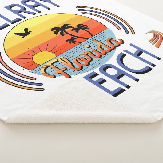 Delray Beach, Florida Sherpa Deken (3/4)