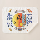 Delray Beach, Florida Sherpa Deken (Voorkant (horizontaal))