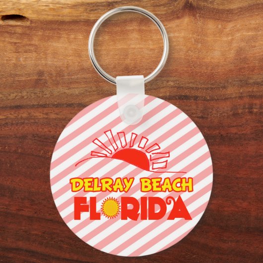 Delray Beach, Florida Sleutelhanger (Voorkant)