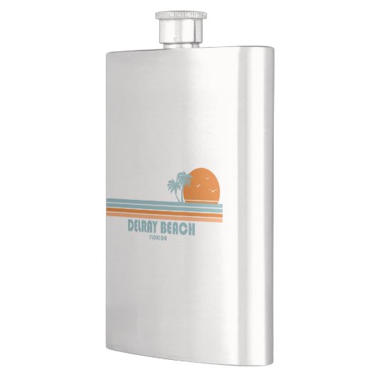 Delray Beach Florida Sun Palm Trees Flacon (Links)