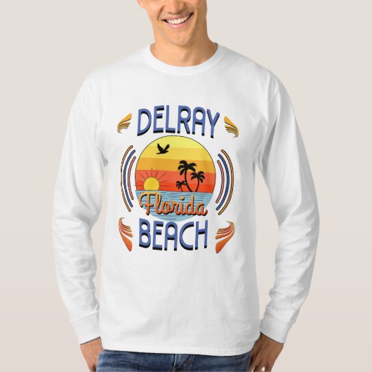 Delray Beach, Florida T-shirt (Voorkant)