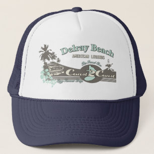 Delray Beach Florida Travel Summer Beach Trucker Pet