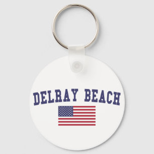 Delray Beach VS vlag Sleutelhanger