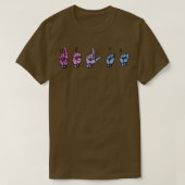 delta asl t-shirt (Design voorkant)