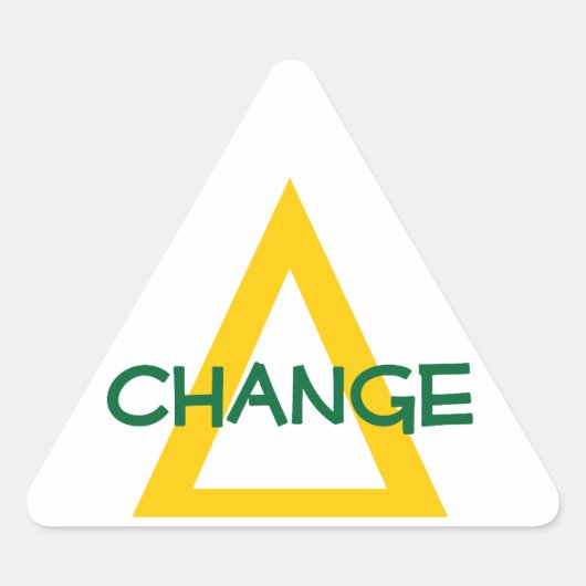 Delta=Change Sticker (Voorkant)